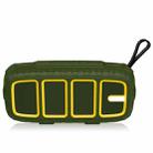NewRixing NR-5018 Outdoor Portable Bluetooth Speaker, Support Hands-free Call / TF Card / FM / U Disk(Green+Yellow) - 1