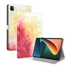 For Xiaomi Mi Pad 5 / 5 Pro Voltage Watercolor Pattern Skin Feel Magnetic Horizontal Flip PU Leather Case with Holder & Card Slots & Photo Frame & Sleep / Wake-up Function(Spring Cherry) - 1