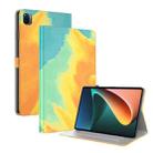 For Xiaomi Mi Pad 5 / 5 Pro Voltage Watercolor Pattern Skin Feel Magnetic Horizontal Flip PU Leather Case with Holder & Card Slots & Photo Frame & Sleep / Wake-up Function(Autumn Leaves) - 1