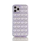 For iPhone 13 TPU Full Coverage Shockproof Bubble Case(Purple) - 1