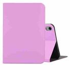 For iPad mini 6 / mini 2024 Voltage Craft Texture Leather Tablet Case with Holder(Purple) - 1