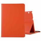 For Huawei MediaPad T3 10 Litchi Texture Horizontal Flip 360 Degrees Rotation Leather Case with Holder(Orange) - 1