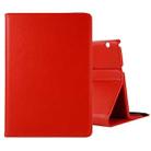 For Huawei MediaPad T3 10 Litchi Texture Horizontal Flip 360 Degrees Rotation Leather Case with Holder(Red) - 1