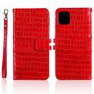For iPhone 13 Regular Crocodile Texture Horizontal Flip Leather Case with Holder & Card Slots & Wallet & Photo Frame & Lanyard(Red) - 1