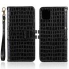For iPhone 13 Pro Regular Crocodile Texture Horizontal Flip Leather Case with Holder & Card Slots & Wallet & Photo Frame & Lanyard (Black) - 1