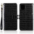 For iPhone 13 Pro Max Regular Crocodile Texture Horizontal Flip Leather Case with Holder & Card Slots & Wallet & Photo Frame & Lanyard (Black) - 1