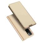 For Xiaomi Redmi 10 DUX DUCIS Skin Pro Series Horizontal Flip PU + TPU Leather Case with Holder & Card Slots(Gold) - 1
