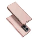 For Xiaomi Mi Mix 4 DUX DUCIS Skin Pro Series Horizontal Flip PU + TPU Leather Case with Holder & Card Slots(Rose Gold) - 1