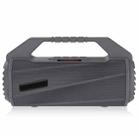 NewRixing NR-4025P with Screen Outdoor Splash-proof Water Portable Bluetooth Speaker, Support Hands-free Call / TF Card / FM / U Disk(Grey) - 1