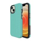 Triangle Armor Texture TPU + PC Case For iPhone 13(Mint Green) - 1