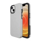 Triangle Armor Texture TPU + PC Case For iPhone 13(Silver) - 1