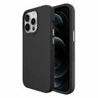 Triangle Armor Texture TPU + PC Case For iPhone 13 Pro Max(Black) - 1