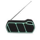 NewRixing NR-5011fm Outdoor Portable Bluetooth Speakerr, Support Hands-free Call / TF Card / FM / U Disk(Green) - 1