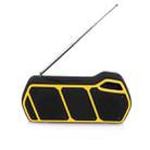 NewRixing NR-5011fm Outdoor Portable Bluetooth Speakerr, Support Hands-free Call / TF Card / FM / U Disk(Yellow) - 1