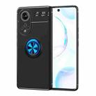 For Huawei Nova 9 Metal Ring Holder 360 Degree Rotating TPU Case(Black Blue) - 1