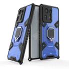 For Xiaomi Mi Mix 4 Space PC+TPU Shockproof Case with Ring Holder(Blue) - 1