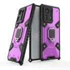 For Xiaomi Mi Mix 4 Space PC+TPU Shockproof Case with Ring Holder(Purple) - 1