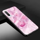 For Xiaomi Mi CC9 Marble Glass Protective Case(Rose Red) - 1