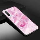 For Xiaomi Mi CC9e Marble Glass Protective Case(Rose Red) - 1