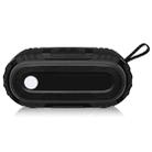 NewRixing NR-5016 Outdoor Splash-proof Water Bluetooth Speaker, Support Hands-free Call / TF Card / FM / U Disk(Black) - 1