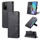 For Xiaomi Redmi 10 AZNS Sheepskin Texture Horizontal Flip Leather Case with Holder & Card Slots & Wallet(Black) - 1