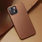 For iPhone 13 Benks Leather All-inclusive Magnetic Shockproof Protective Case(Brown) - 1