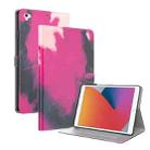 Watercolor Pattern Skin Feel Magnetic Horizontal Flip PU Leather Case with Holder & Card Slots & Photo Frame & Sleep / Wake-up Function For iPad 9.7 (2018 & 2017) / Air 2 / Air(Berry) - 1