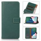 For Motorola Edge (2021) Litchi Texture PU + TPU Horizontal Flip Leather Case with Holder & Card Slots & Wallet(Green) - 1