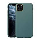Electroplating Leather Texture PC + TPU Shockproof Case For iPhone 11 Pro Max(Green) - 1