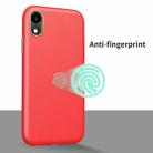 Electroplating Leather Texture PC + TPU Shockproof Case For iPhone XR(Red) - 4