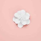 Peach Blossom Creative Paper Cutting Shooting Props Flowers Papercut Jewelry Cosmetics Background Photo Photography Props(White) - 1