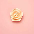 Rose Creative Paper Cutting Shooting Props Flowers Papercut Jewelry Cosmetics Background Photo Photography Props(Champagne) - 1