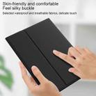 HY006D Round Keys Detachable Bluetooth Keyboard Leather Tablet Case with Colorful Backlight & Holder for iPad mini 6(Dark Green) - 5