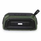 New Rixing NR-906 TWS Waterproof Bluetooth Speaker Support Hands-free Call / FM with Handle(Army Green) - 1