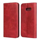 For LG V50S ThinQ 5G Calf Texture Magnetic Horizontal Flip Leather Case with Holder & Card Slots & Wallet(Red) - 1