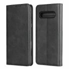 For LG V60 ThinQ 5G Calf Texture Magnetic Horizontal Flip Leather Case with Holder & Card Slots & Wallet(Black) - 1