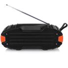 New Rixing NR-907FM TWS Outdoor Bluetooth Speaker Support Hands-free Call / FM with Handle & Antenna(Orange) - 1
