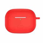 For vivo TWS 2e Anti-fall Wireless Earphone Liquid Silicone Protective Case(Red) - 1