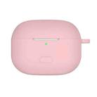 For vivo TWS 2e Anti-fall Wireless Earphone Liquid Silicone Protective Case(Pink) - 1