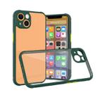 Michelin Tires Texture Acrylic + TPU Shockproof Protective Case For iPhone 13(Dark Green) - 1