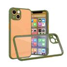 Michelin Tires Texture Acrylic + TPU Shockproof Protective Case For iPhone 13(Army Green) - 1