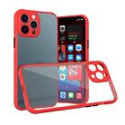 Michelin Tires Texture Acrylic + TPU Shockproof Protective Case For iPhone 13 Pro(Red) - 1