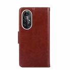 For Huawei nova 8 Pro 5G Crystal Texture Horizontal Flip Leather Case with Holder & Card Slots & Wallet(Brown) - 3