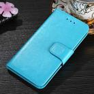 For OnePlus Nord 2 5G Crystal Texture Horizontal Flip Leather Case with Holder & Card Slots & Wallet(Light Blue) - 1