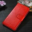 For UMIDIGI A9 Crystal Texture Horizontal Flip Leather Case with Holder & Card Slots & Wallet(Red) - 1