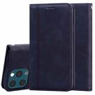 For iPhone 13 Pro Max Frosted Business Magnetic Horizontal Flip PU Leather Case with Holder & Card Slot & Lanyard (Black) - 1