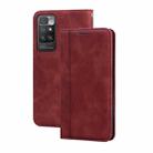For Xiaomi Redmi 10 Frosted Business Magnetic Horizontal Flip PU Leather Case with Holder & Card Slot & Lanyard(Brown) - 1