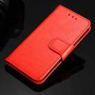 For iPhone 12 / 12 Pro Crystal Texture Horizontal Flip Leather Case with Holder & Card Slots & Wallet(Red) - 1