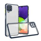 For Samsung Galaxy A22 Michelin Tires Texture Acrylic + TPU Shockproof Protective Case(Dark Blue) - 1