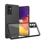 For Samsung Galaxy A82 Michelin Tires Texture Acrylic + TPU Shockproof Protective Case(Black) - 1